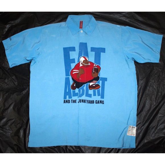 FUBU Platinum Short Sleeve Button‎ Shirt Size 2XL